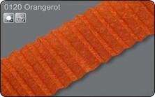 Plissee Gardine Transparent Orange